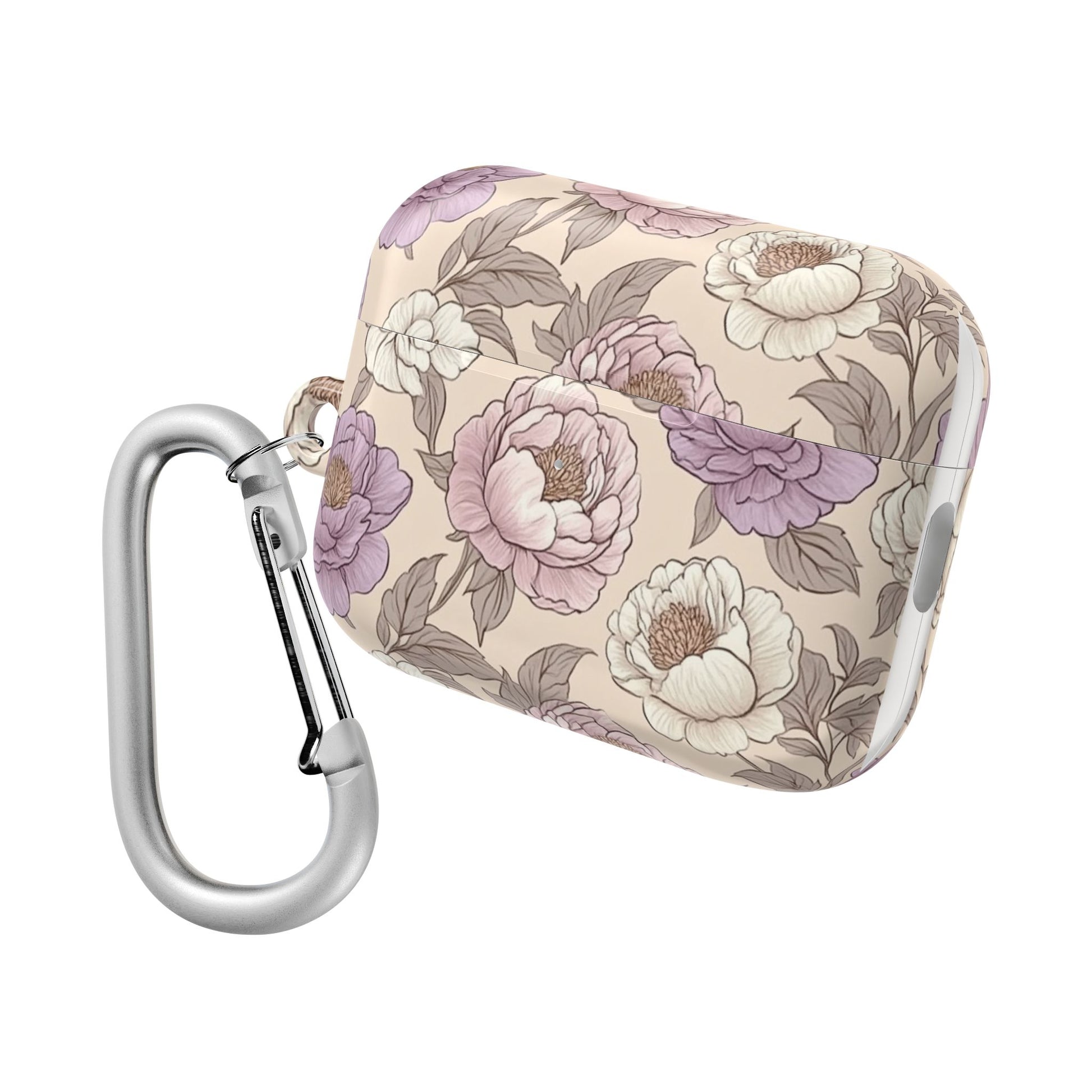 AirPod Case : Vintage Peony Elegance